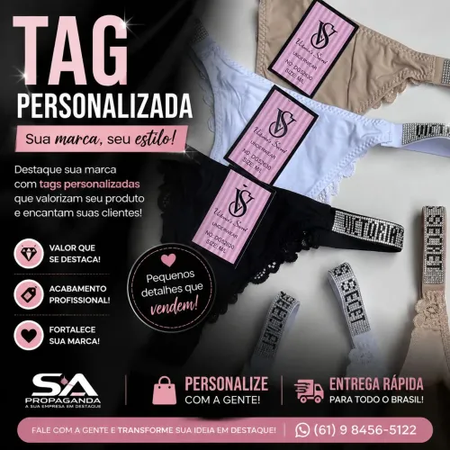 Tag de roupas personalizadas