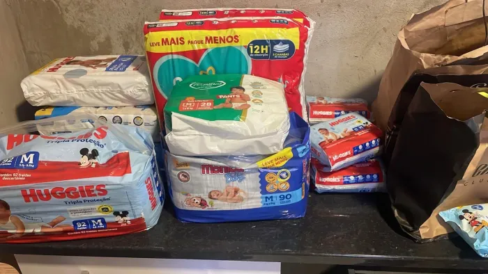 Vendo lote de fraldas 