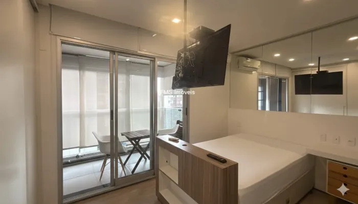 Studio mobiliado para locação na Vila Olímpia