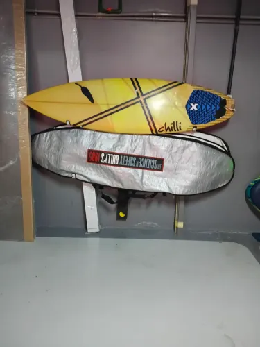Surf prancha; capa; rack