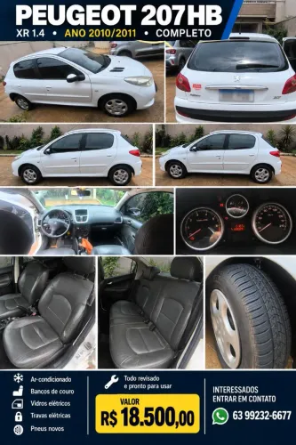 Peugeot 207 XR 1.4 Flex 8V 5P 2011
