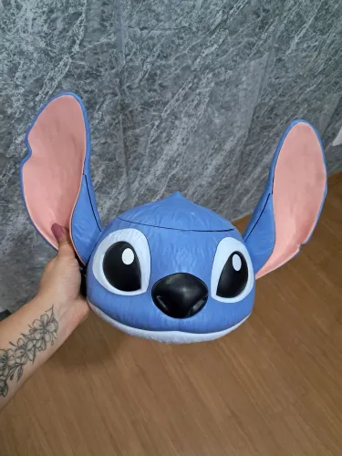 Balde de pipoca stitch novo