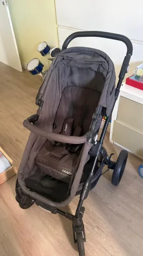 Carrinho de bebê com bebê conforto Cosco Kids Poppy Duo