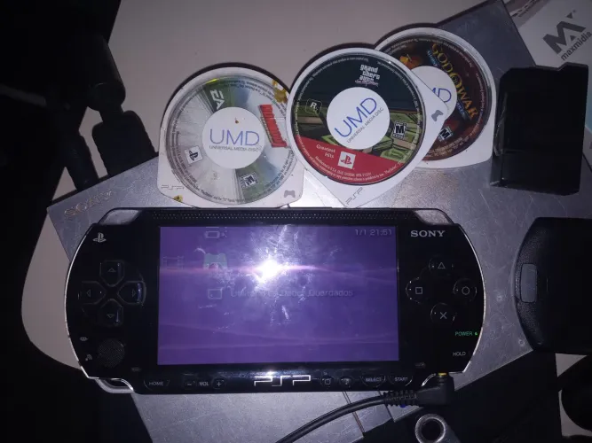 Psp novo zerado 3 jogos fonte BARATO HJ