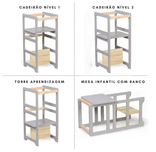 Torre de Aprendizagem Montessoriana 