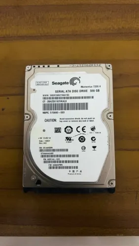 Vendo HD 500 de notebook ou computador com entrada sata