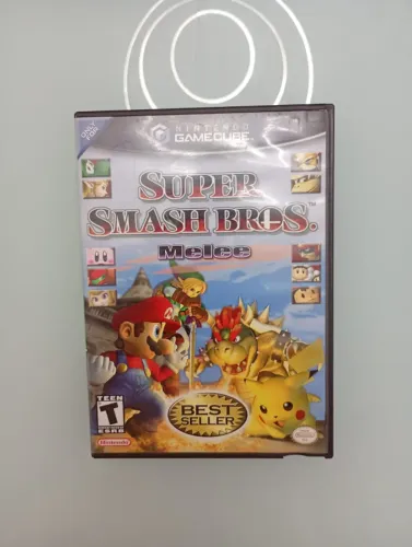 NINTENDO GAME CUBE - Super Smash Bros (usado com manual)