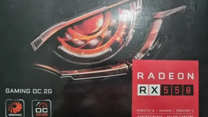 Placa De Vídeo Gigabyte Radeon Rx 550 2gb Gaming Oc (Usado)