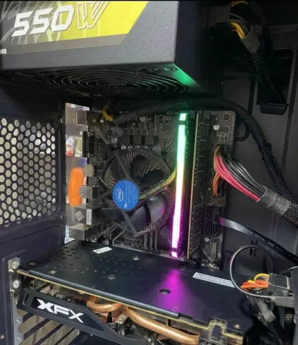 PC Gamer completo - i5 8ª geração, 16GB RAM, RX 570