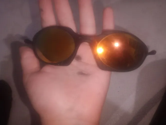 Óculos colorido laranja