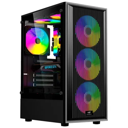  Gabinete Gamer C3Tech MT-G120BK *Sem Fan Led* - Micro-ATX e Mini-ITX - WZetta