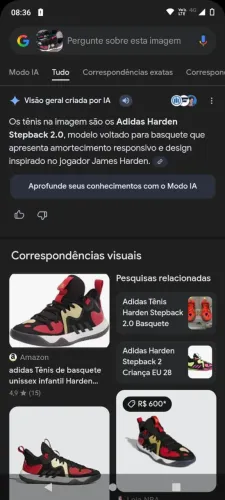 Tênis basquete Adidas Harden Stepback 2.0 n48 semi novo