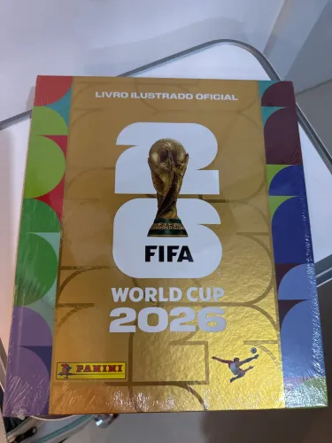 Álbum da copa dourado capa dura