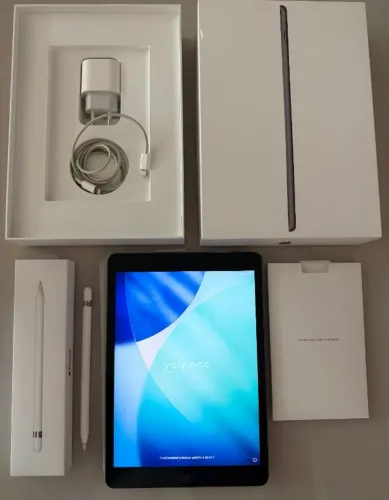 iPad 9ª Geração 256GB Wi-Fi + Apple Pencil Original + Caixa