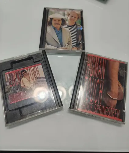 Lote 3 MD minidisc original blicke Springsteen e Simon and Garfunkel 