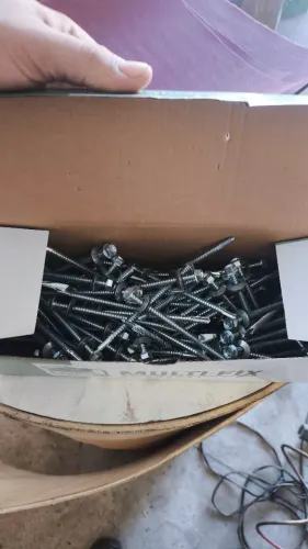 11 caixas de parafuso auto brocante para telha sanduíche