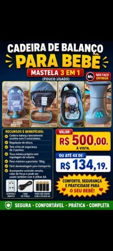 Cadeira de balanço elétrica 