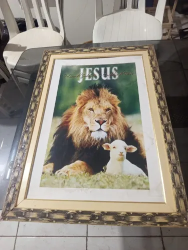 Quadro de Leão cristão 