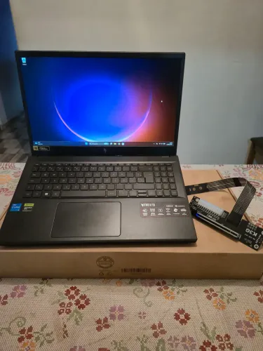 Notebook Nitro V15 - I5 13420h RTX 4050 16GB RAM 1TB Nvme com EGPU