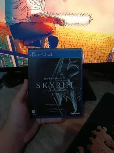 The elden scrolls V skyrim ps4 mídia física 