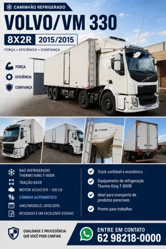 VOLVO VM330 Bi-Truck 8x2 Gancheiro