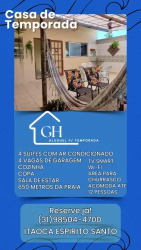 Casa p/ temporada