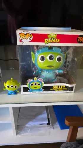 Boneco Funko Supersized tamanho grande Sulley Alien Remix Toy Story