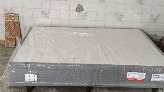Cama Box + Colchão de Molas Ensacadas Omega (Comprado em Junho/2025) - Retirar na Vila Ema
