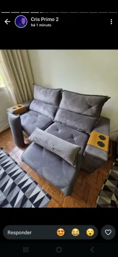 Sofa retrátil e reclinável 