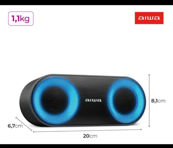 Caixa Bluetooth Aiwa AWSJ215 20w