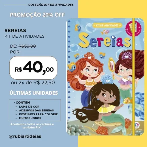 KIT DE ATIVIDADES SEREIAS
