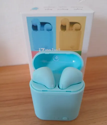 ? Fone de Ouvido Bluetooth i7 Mini - Compacto e Potente! ?