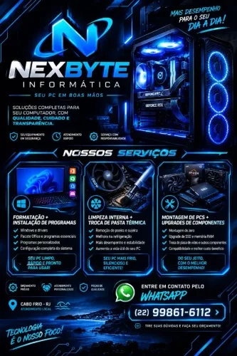Formatação, Limpeza e Montagem de PC