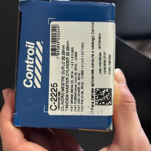 Cilindro Mestre Freio Controil C-2225 Novo Fiat Argo Cronos Palio