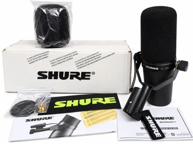 ? Microfone Shure SM7B - Profissional