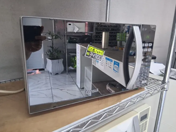 MICRO-ONDAS CONSUL USADO 20LTS 127V COM GARANTIA $349
