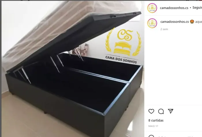 Cama baú King