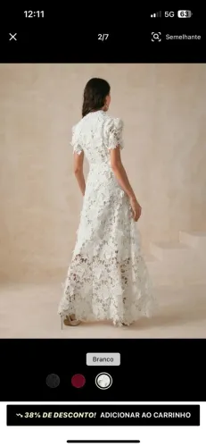 Vestido civil/festa de noiva 