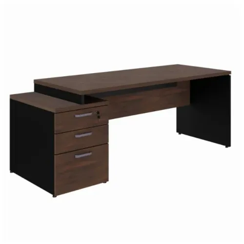Mesa Executiva Com Gavetas Espaço Amplo E Design Corporativo 23485