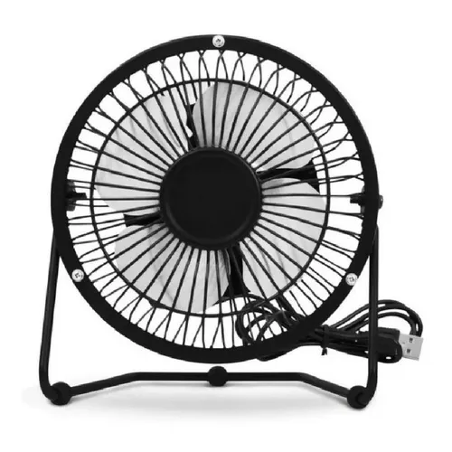 Ventilador Usb Portatil Notebook Pc Articulavel De Mesa Medio 18 Cm Medio