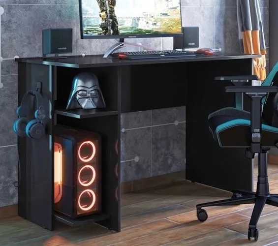 Mesa gamer - Escrivaninha gamer para pequenos espaços