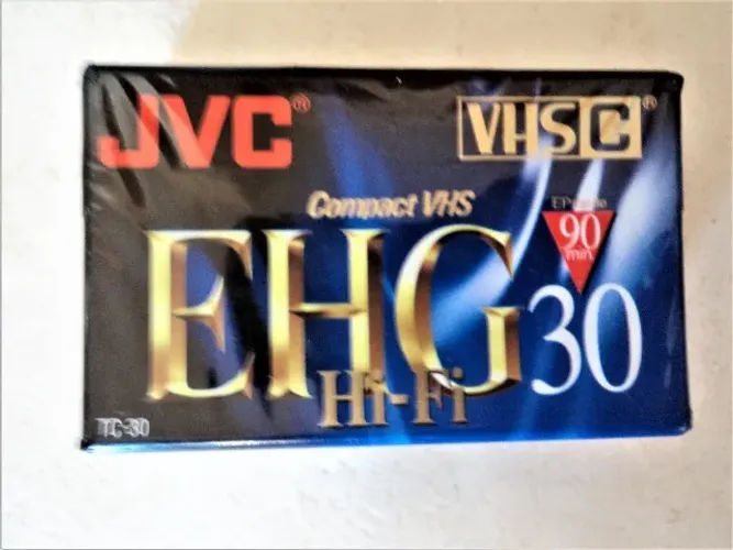 Compact JVC Vhs C EHG 30 Hi-Fi - 90min ( Lacrada de Fábrica )