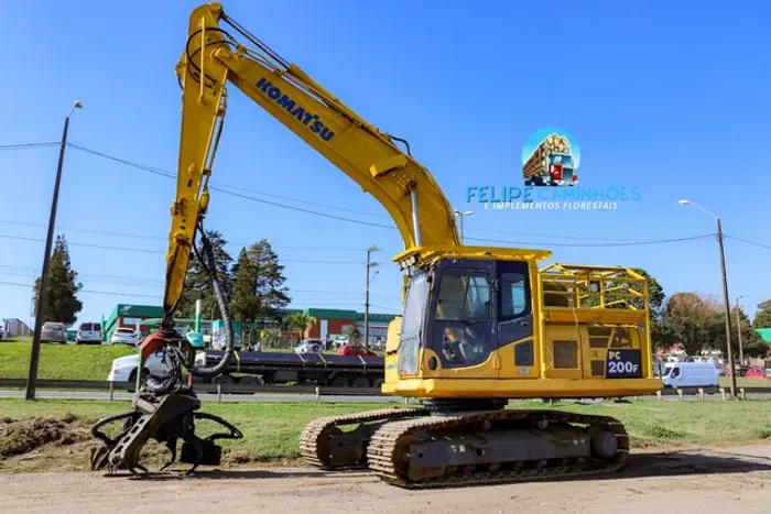  Komatsu Pc 200 cabeçote florestal