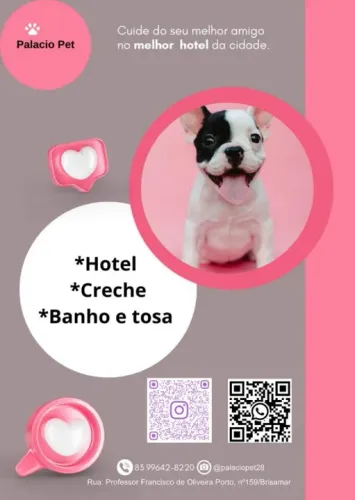 Hotel, Creche, Banho e Tosa Palacio Pet