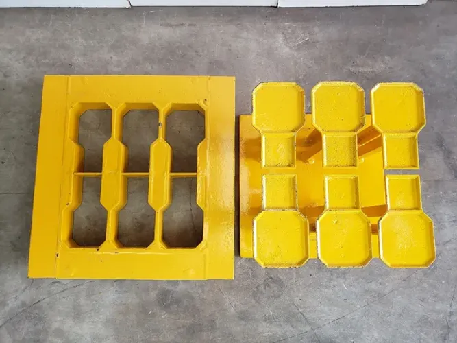 Forma de Piso Intertravado Raquete P/ Máquina de Bloco