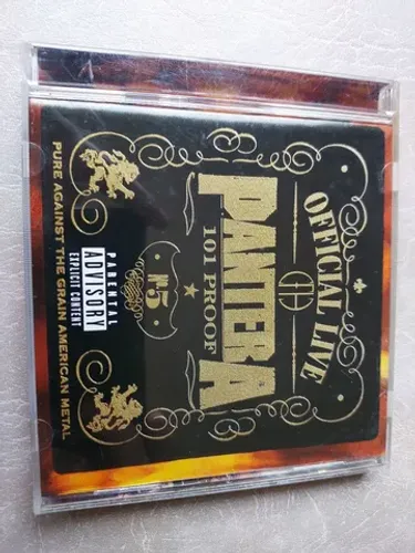 CD ANTIGO ROCK PANTERA 1001 PROOF OFFICIAL LIVE SÓ VENDA NÃO TROCO POR NADA 