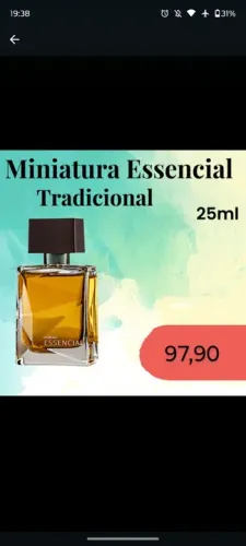 Perfume Essencial tradicional 25ml