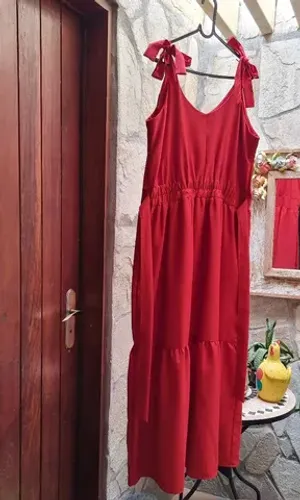 Vestido Longo Vermelho