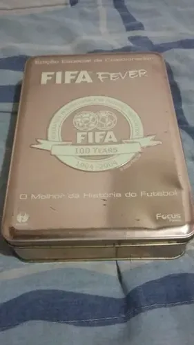 Box Metalico Coleção Fifa Fever 100 anos de futebol