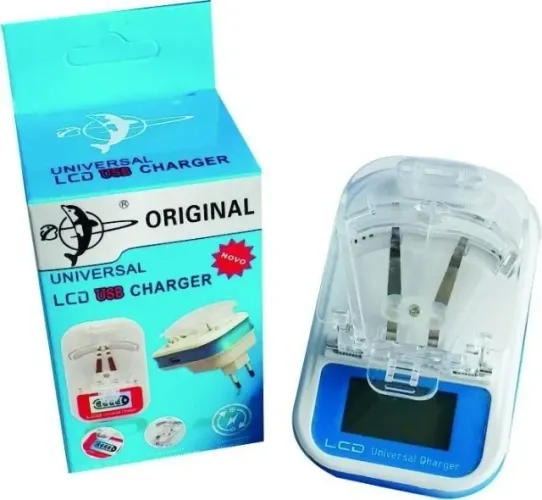 Carregador Universal Original Lcd Usb Charger